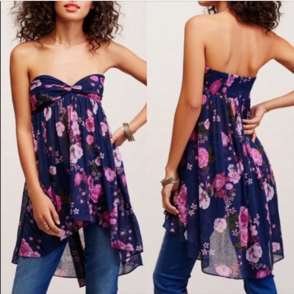 NWT Free People Floral Tank